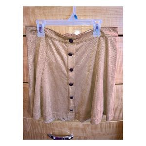 Suede Skirt